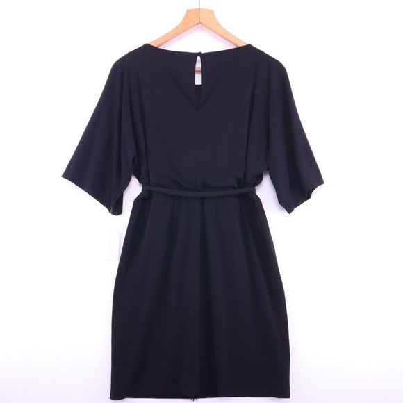 Jessica Simpson Fringe Belted Black Dress - Picture 5 of 6